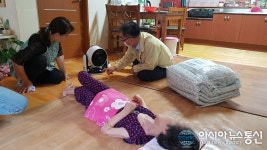 영동군 학산권역, 저소득 취약계층에 폭염대비 여름용품 지원