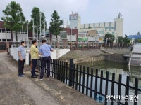 의창구 대민기획관, 풍수해 대비 방재시설물 점검