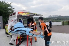 안산소방서, 저수지에 빠진 30대 여성 목숨구해