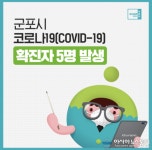 군포시청 코로나 113~117번 확진자 발생 당동 행운식당 등 이용
