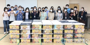 충남 당진시 장애인복지관, 식료품 세트 장애인 가정 전달