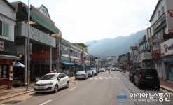산청군 읍소재지 전선 지중화사업 완료