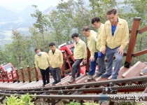 문경시의회, 단산모노레일 현장 방문...18일 재개장