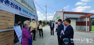 허태웅 농촌진흥청장, 충남 당진 영농현장 방문