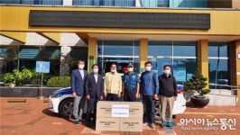 [포토] 충남 당진 우강면 생활안전협, 마스크 5000매 기부