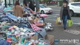 의정부 회룡역 입구에는 인도가 있으나 마나(?)