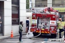 서울 양재동 공업사, 화재로 전소