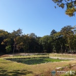 여주시 영릉, 효종대왕릉 가는 길로 보이는 연못