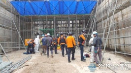 매몰 7명 구조 경북 봉화 군부대 신축공사장