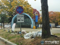 서울대공원 입구에 널브러진 쓰레기들 누가 치우나