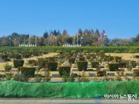 쌀쌀한 가을 부산 유엔기념공원 풍경