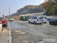 충주 올데이CC 외부 주차장…여기 공사장인가요?