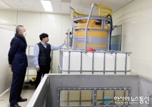 김영민 대전지방조달청장, 혁신시제품 제조 (주)바론 방문