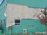 부산 강서구 배수펌프장 벽면 훼손된 채 방치…관리 보수는 뒷전
