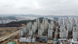 동탄 2 신도시의 아름다운 아파트