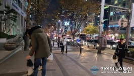 [아통포토] 사회적 거리두기 2단계, 한산한 강남 사거리