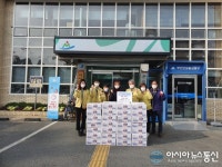 밀양 신라해장국, 이웃돕기 물품 전달