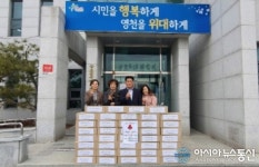 영천 죽림사 신도회, 금호읍에 떡국 떡 100만원 상당 기탁