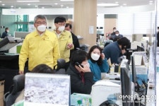 [아통포토] 이전한 예천읍행정복지센터 찾은 김학동 예천군수