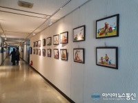 영동군청사, 코로나로 지친 마음 달래는 ‘작은 갤러리 역할’