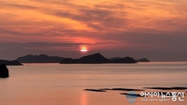 [아통포토]진도세방낙조 황홀경 연출