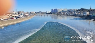 [아통포토] 얼어버린 남대천