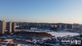 [아통포토] 눈이 내린 동탄2 호수공원