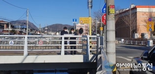 의창구, 하남천 인근 데크로드 설치 구간 현장점검