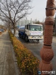 충남 아산시, 겨울철 제설 잔재물 제거 주요도로 물청소 실시