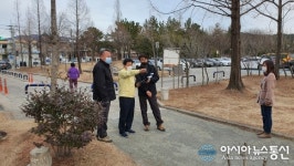 황규종 의창구청장, 대원레포츠공원 노후시설 정비현장 점검