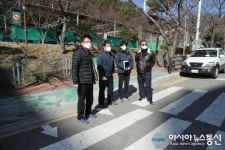 진해구, 안청로 교차로 주변 현장점검