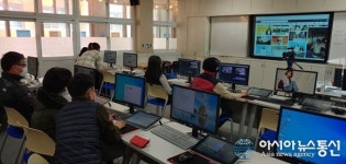 영덕 강구정보고, 종이 없는 스마트 교육 환경 구축