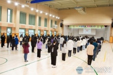 충북도교육청, 2021년 생명중학교 입학식 치뤄