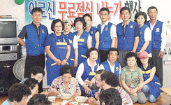달동 바르게살기위 동평경로당 어르신 삼계탕 대접