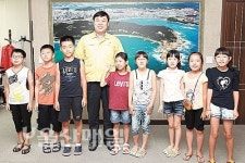 동부초 3학년, 동구청 방문