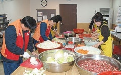 SK창조봉사팀, 도시락 배달봉사