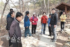 김종훈 동구청장, 옥류천 길 현장 답사