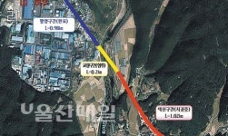 온산읍 망양∼덕신 도로 6월 완공 앞뒀지만… 11년 걸려 뚫은 도로, 교량없어 못쓸 판