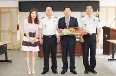 남부서, 이상락 신정1동장에 감사장