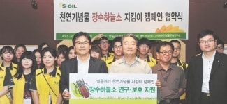 S-OIL, 천연기념물 장수하늘소 보호 나섰다