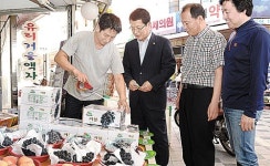 서동욱 시의장, 전통시장 찾아 추석물가 현장점검