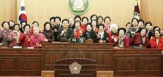 찾아가는 한글교실 어르신 북구의회 방문