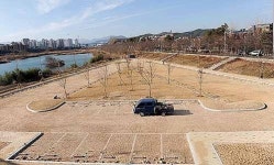 신 삼호교 하부 나대지, 생태주차장으로 탈바꿈