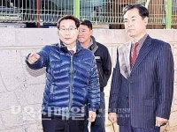 신장열 군수, 외광보건진료소 신축 현장 방문
