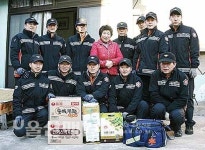 남부소방서, 취약계층 가정방문 봉사