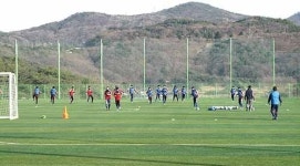 하북체육공원, 축구 전훈지 각광