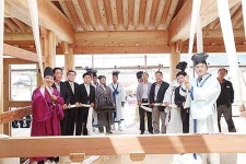 양산시, 박제상 유적 효충역사공원 징심헌 상량식 봉행