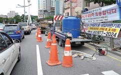 길막 공사, 공업탑로터리 체증 부추겨