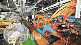 현대차 노조 부분파업 400여억 손실