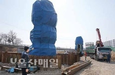상습 침수지역 청량 덕정마을 하천에 대형 교각 12개 물길 막아 더 큰 침수피해 우려